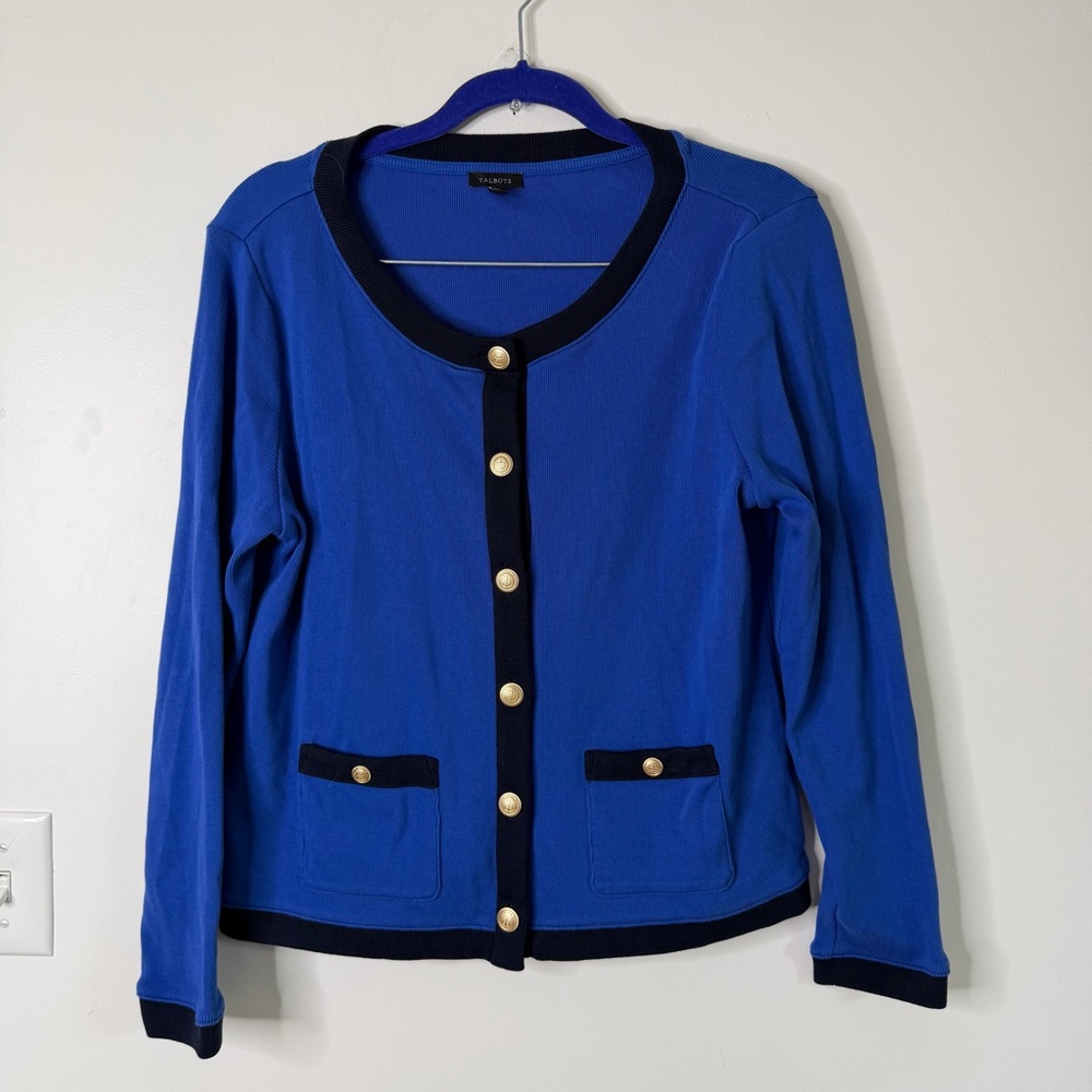 Talbots PATCH POCKET CARDIGAN - image 2